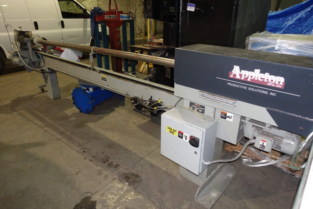 Appleton #A301, Core Cutter, 96" Master Core length, 1.5"/3"/6" dia tooling for cores, 3" ID to 13" OD core - Image 2