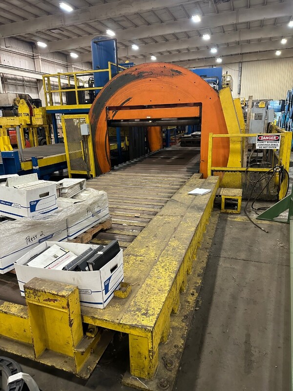 20000 lb. Atlas, Bundle Turnover, 84" width between frame at End, 162" between frame at side, 80" face x 6" - Image 1