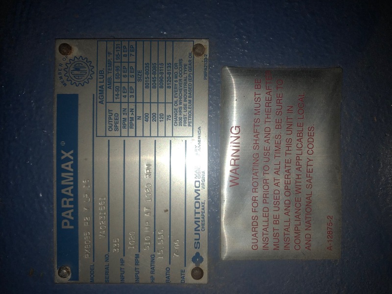 300 HP 1195 RPM A.O. Smith/Century, Industrial AC Motor, Frame 449T, E-Plus Series, 3 Phase, 60 Hz, 1.15 - Image 2