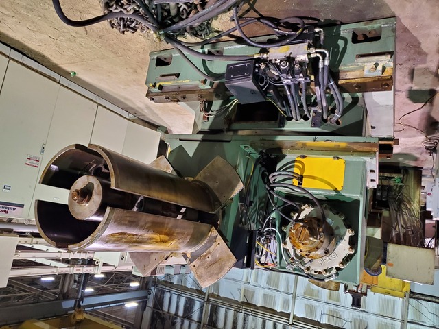 30000-40000 lb. Roehlen Industries, Double Mandrel Uncoiler/Reel, 41.5" Mandrel face, 18"-21.5" ID, 9" - Image 1