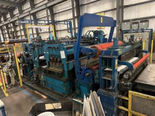 72" x .25" Pro-Eco, single loop injector head slitting, 70000 lb., R to L, 2004 - Image 1