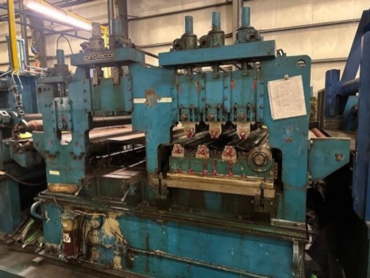 72" x .25" Pro-Eco, single loop injector head slitting, 70000 lb., R to L, 2004 - Image 3
