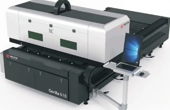 Bescutter Gorilla 510, 5' x 10' 3kW Fiber Laser, w/ Gantry Enclosure (2 available) - Image 1