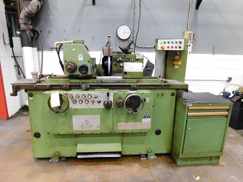 11" x 25" Tos Hostivar, universal cylindrical grinder, 16" x 1.5" x 5" wheel, automatic infeed, hydraulic - Image 1