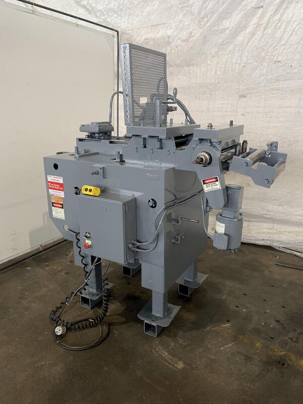 12" x .125" Air Feeds #AF-3, air feeder/straightener with powered pinch rolls, 1985 - Image 2