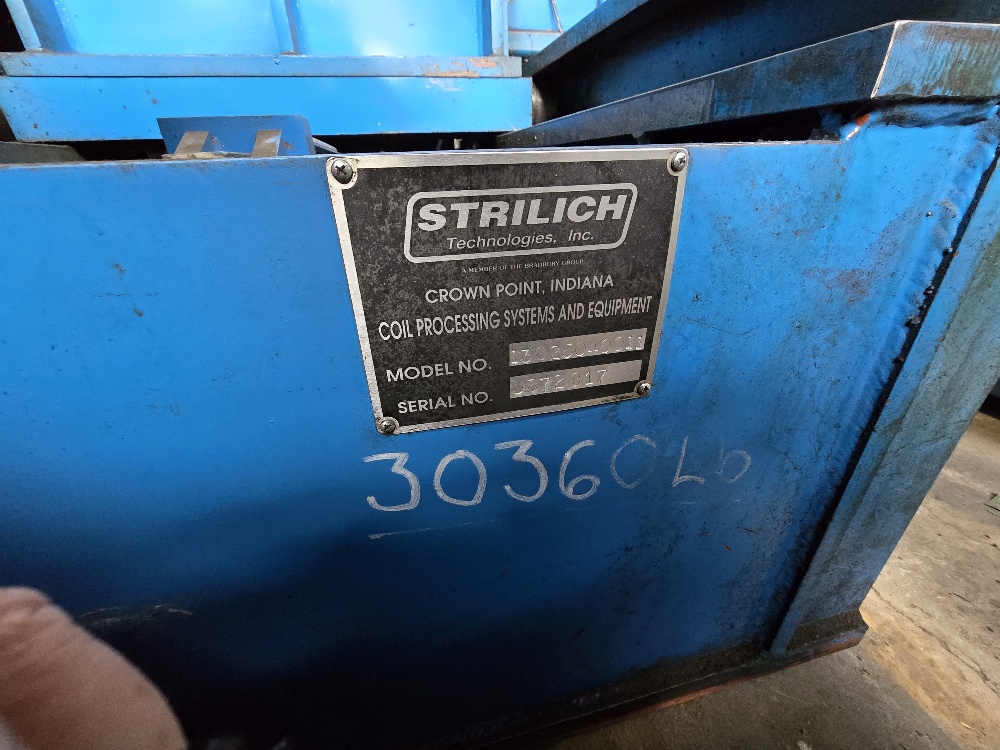 72" x 8" Strilich Injector Slitter Heads, .017" - .135" gauge range, 30 HP, 1750/2300 / 500V Baldor DC Motor - Image 5