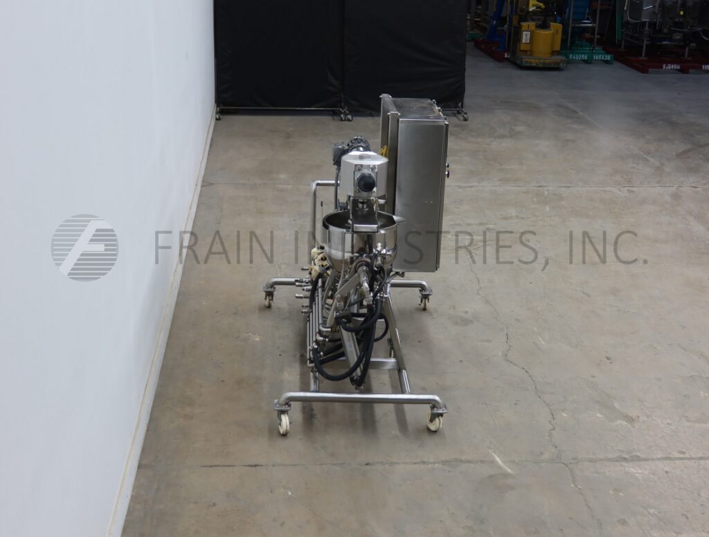 10 gallon Lee #10CHD9MT, Double Motion Kettle, 316 Stainless Steel, 17" diameter x 14-1/2", hydraulic tilt - Image 3