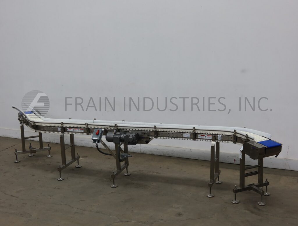 Span Tech #S-CURVE, Conveyor Table Top, 8-1/2" x 190" flexlink, 19" into curve, 135" between, 35" out, 3/4 - Image 1
