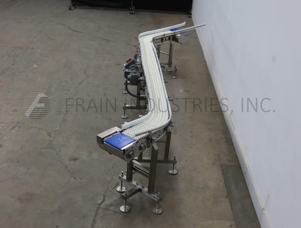 Span Tech #S-CURVE, Conveyor Table Top, 8-1/2" x 190" flexlink, 19" into curve, 135" between, 35" out, 3/4 - Image 3