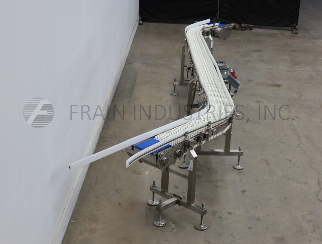 Span Tech #S-CURVE, Conveyor Table Top, 8-1/2" x 190" flexlink, 19" into curve, 135" between, 35" out, 3/4 - Image 4
