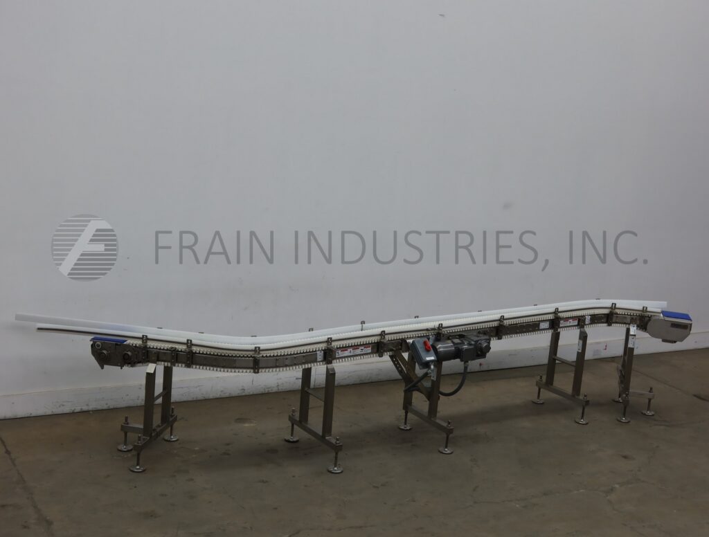 Span Tech #S-CURVE, Conveyor Table Top, 8-1/2" x 190" flexlink, 19" into curve, 135" between, 35" out, 3/4 - Image 5
