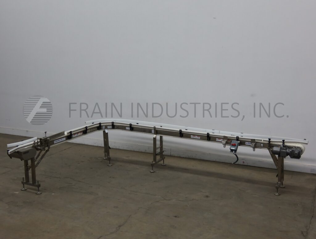 Span Tech #90°, Conveyor Table Top, Stainless Steel flexlink curved, 93" into curve, 172" out, 3/4 HP - Image 5
