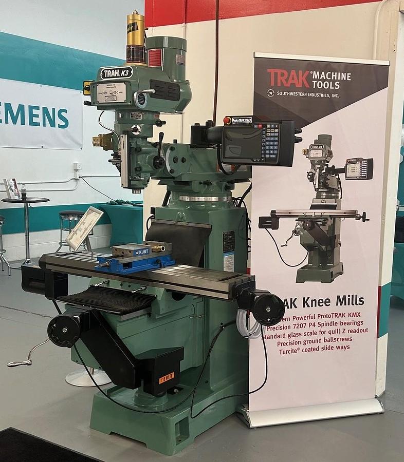 Trak #K3, CNC vertical knee mill, 10