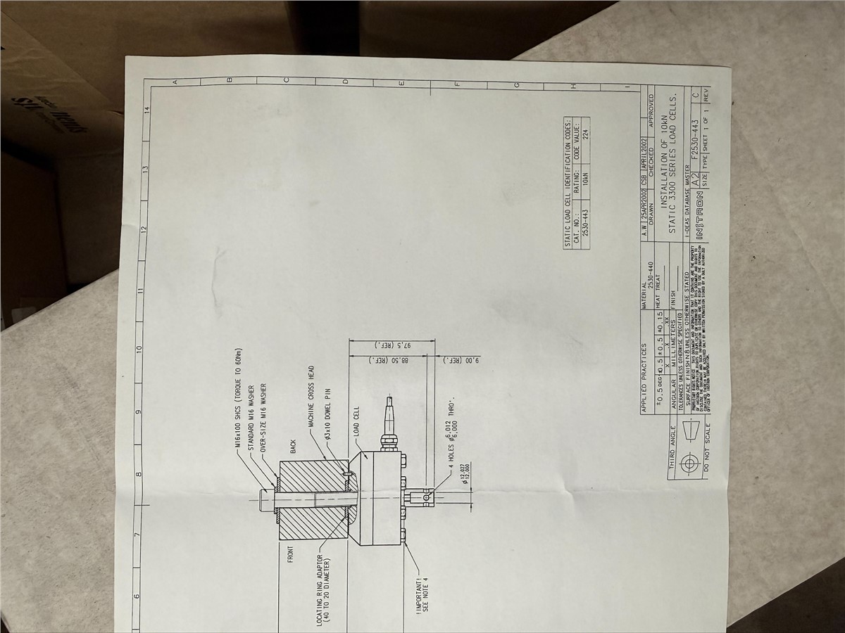 Instron #3366, table mounted materials testing system, 120 V. - Image 4