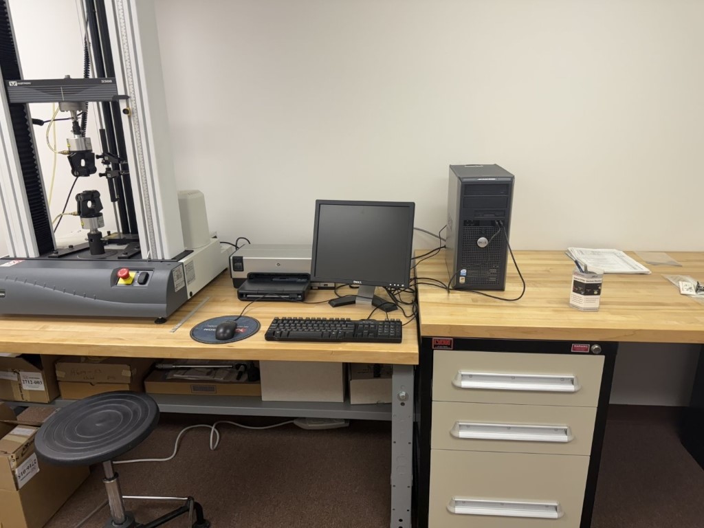 Instron #3366, table mounted materials testing system, 120 V. - Image 9