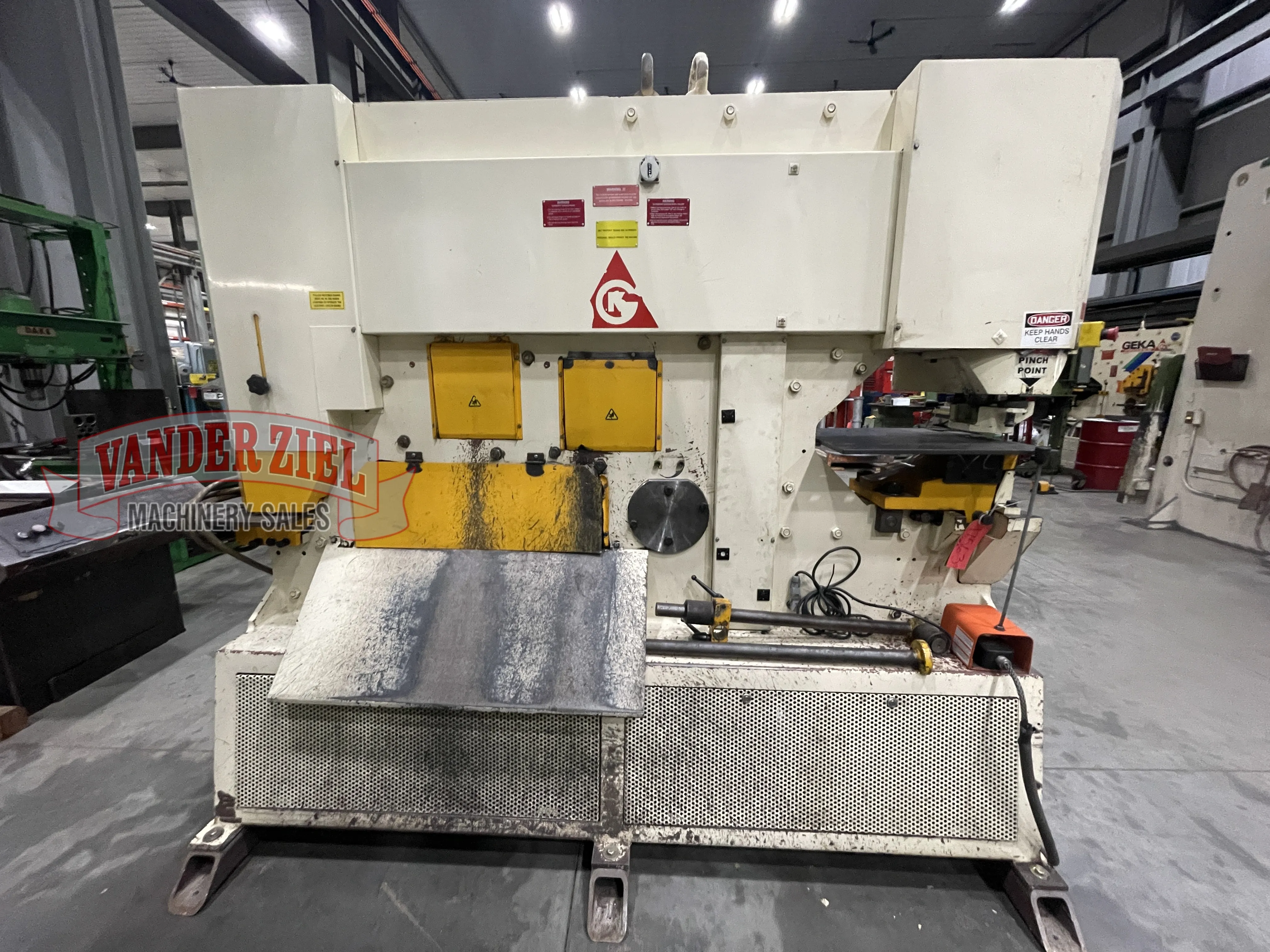 8" x 8" x 3/4" Geka #Hydracrop-165S, ironworker, 165 ton - Image 2