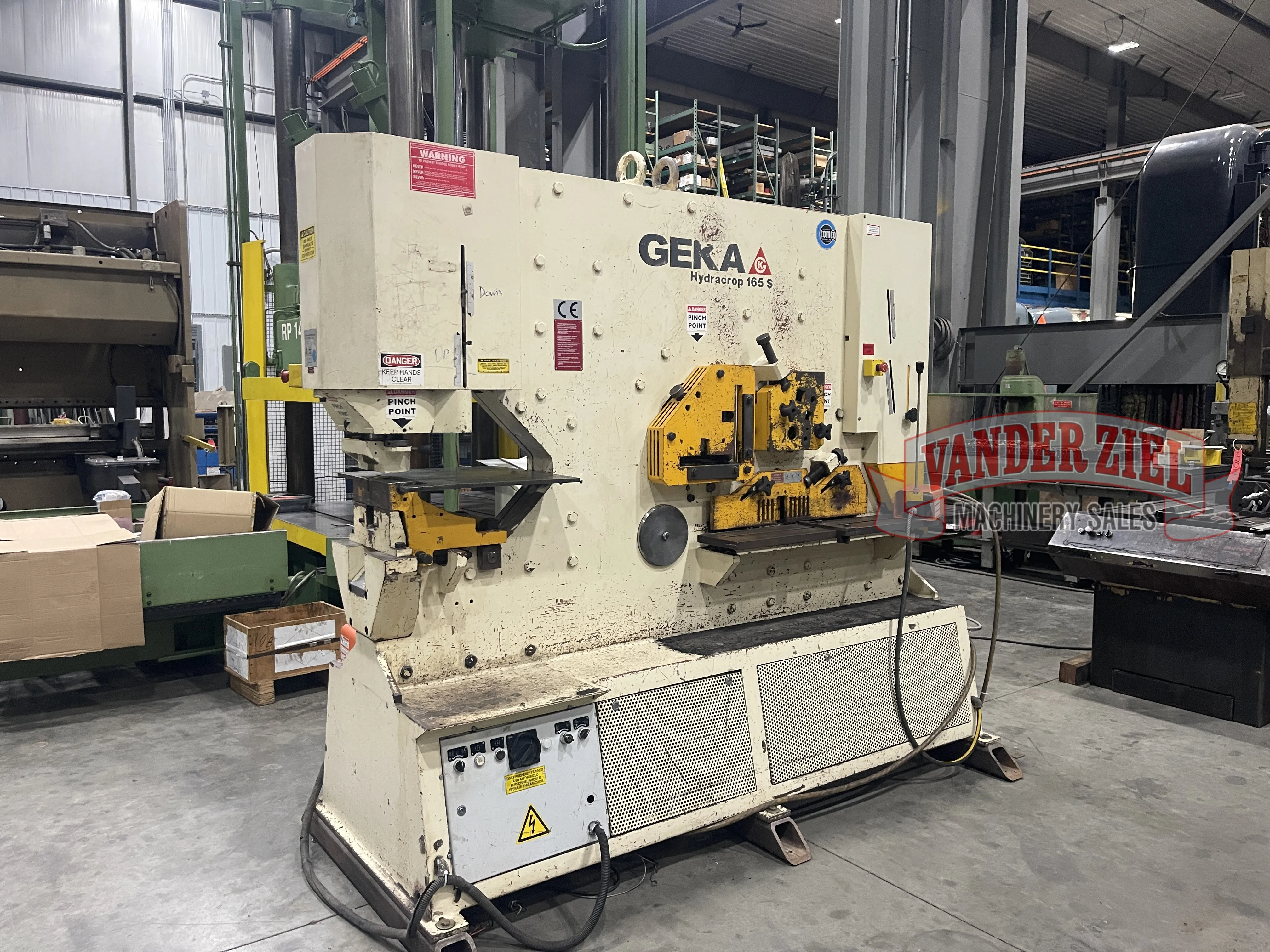 8" x 8" x 3/4" Geka #Hydracrop-165S, ironworker, 165 ton - Image 4