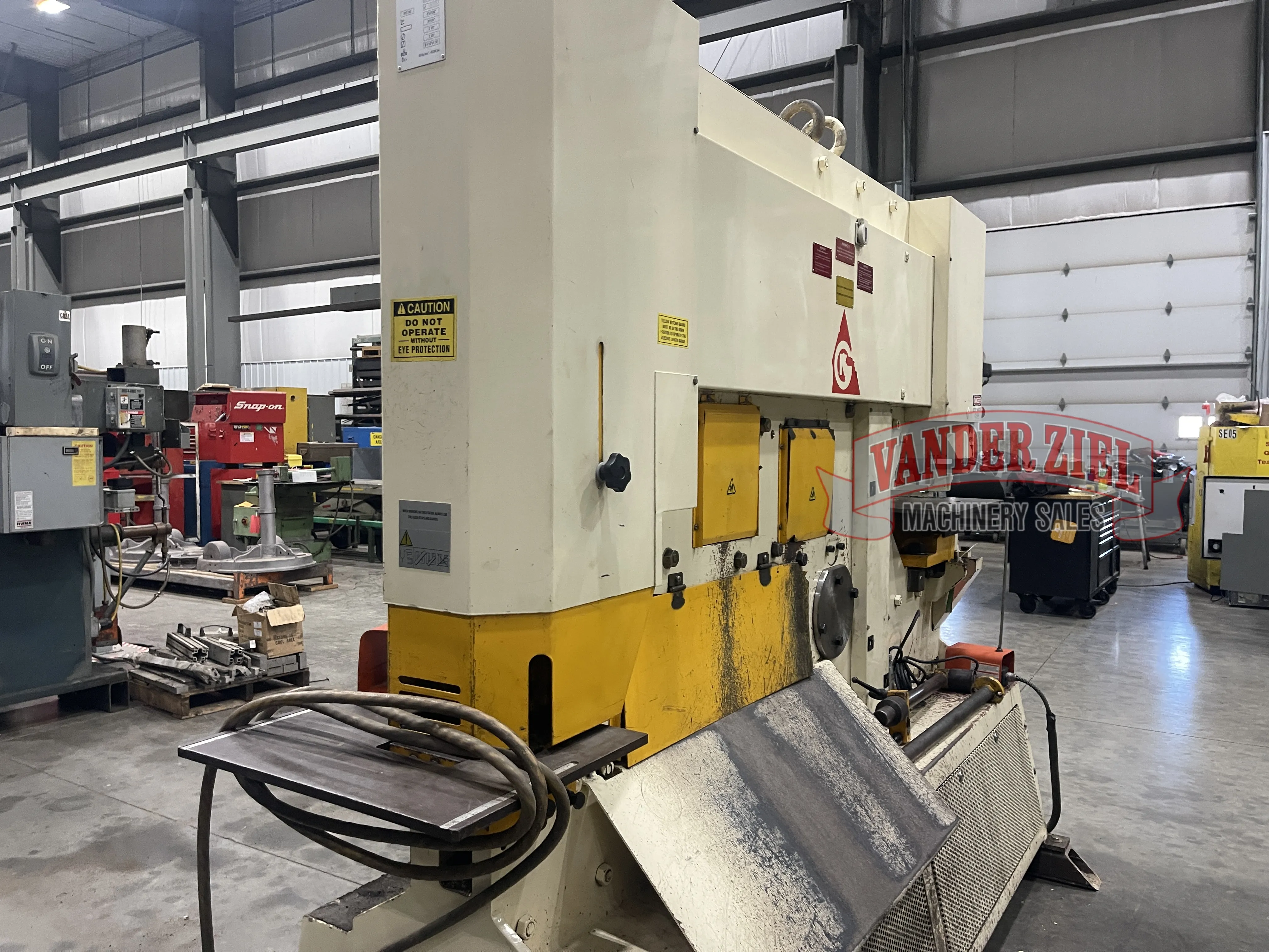 8" x 8" x 3/4" Geka #Hydracrop-165S, ironworker, 165 ton - Image 6