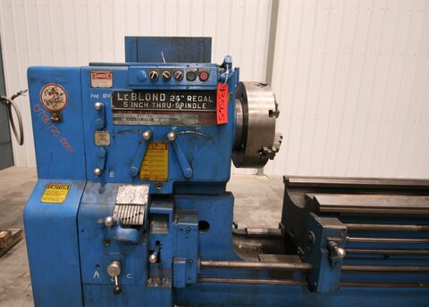 24"/54" x 96"/132" LeBlond, sliding gap bed lathe, 4-jaw 18" chuck, taper attachment - Image 7