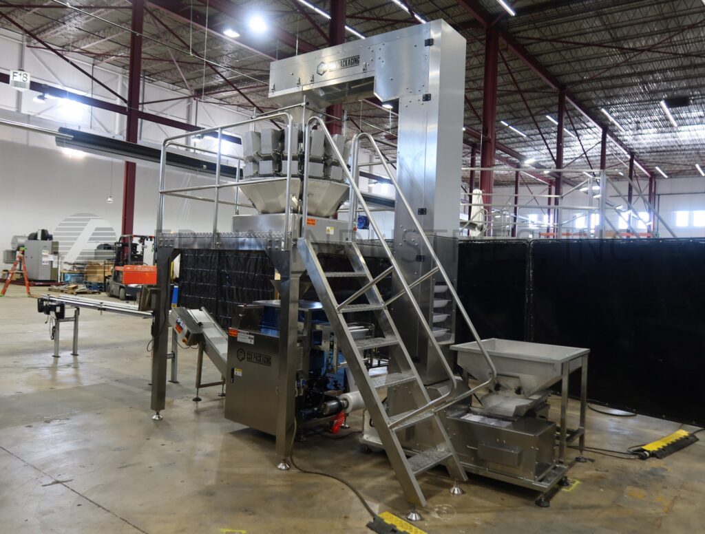 Powell Systems #PSI-320-SYS, Complete line, Form & Fill Sealer, vibratory feed hopper, 14 head combo scale - Image 4