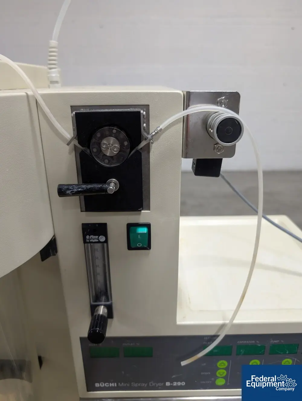 Buchi #B-290, Spray Dryer with B-295 Inert Loop, glass chamber, cyclone, and dust filter housing, with nozzle - Image 8