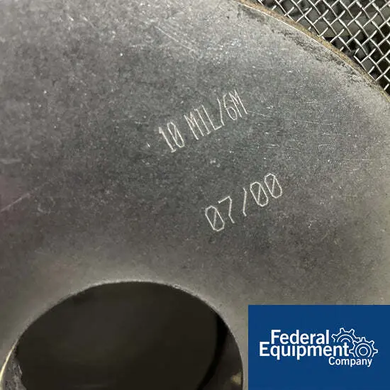 60" Sweco 10 MIL/6-Mesh Self-Cleaning Screen for Sweco Sifter - Image 3
