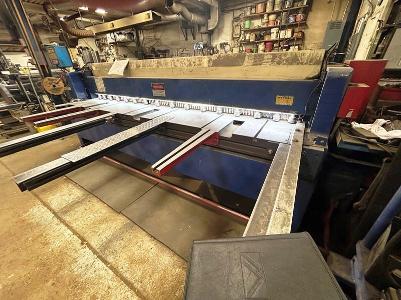 10 gauge x 10' Wysong #1010-RD, mechaical shear, A.S.A.P. CNC gauge, front operated manual back gauge, 60 - Image 3