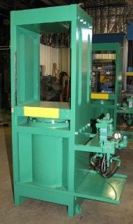 300 Ton, 24" x 24", up-acting, slab-side, 33" daylight, 20" stroke, some valves, 87" tall, #1998 - Image 1