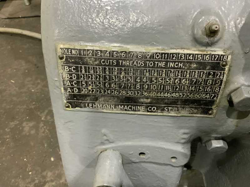 38" x 132" Lehmann, engine lathe, 4-jaw 30" chuck, 20 HP, coolant with chip pans, taper attachment - Image 5