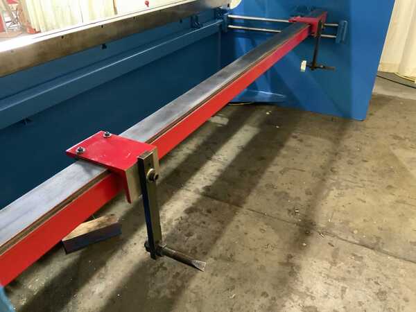 200 Ton, Atlantic #HDE200-12, hydraulic press brake, 12' overall, 124" between housing, 7.8" stroke, 11.8" - Image 6