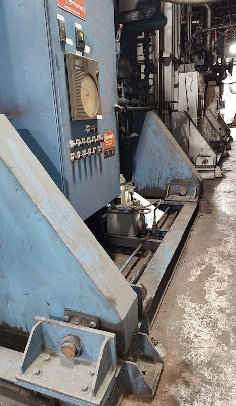 10' width x 18' D x 5' H Williams Industrial, car bottom furnace, 1450&deg;F, gas, Eurotherm 2604 temperature - Image 3