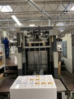 250 Ton, Bobst #SP-102-CER, Automatic Die-Cutting Machine, .004-.160" thick, 40-1/8" x 28-3/8" max sheet - Image 3