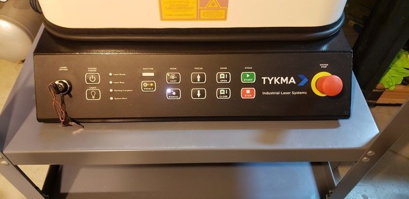Tykma #MiniLase-XL, laser marker, 20 watt fiber laser, BOFA exhaust system, 2017 - Image 5