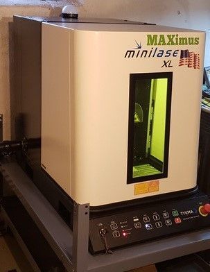 Tykma #MiniLase-XL, laser marker, 20 watt fiber laser, BOFA exhaust system, 2017 - Image 8