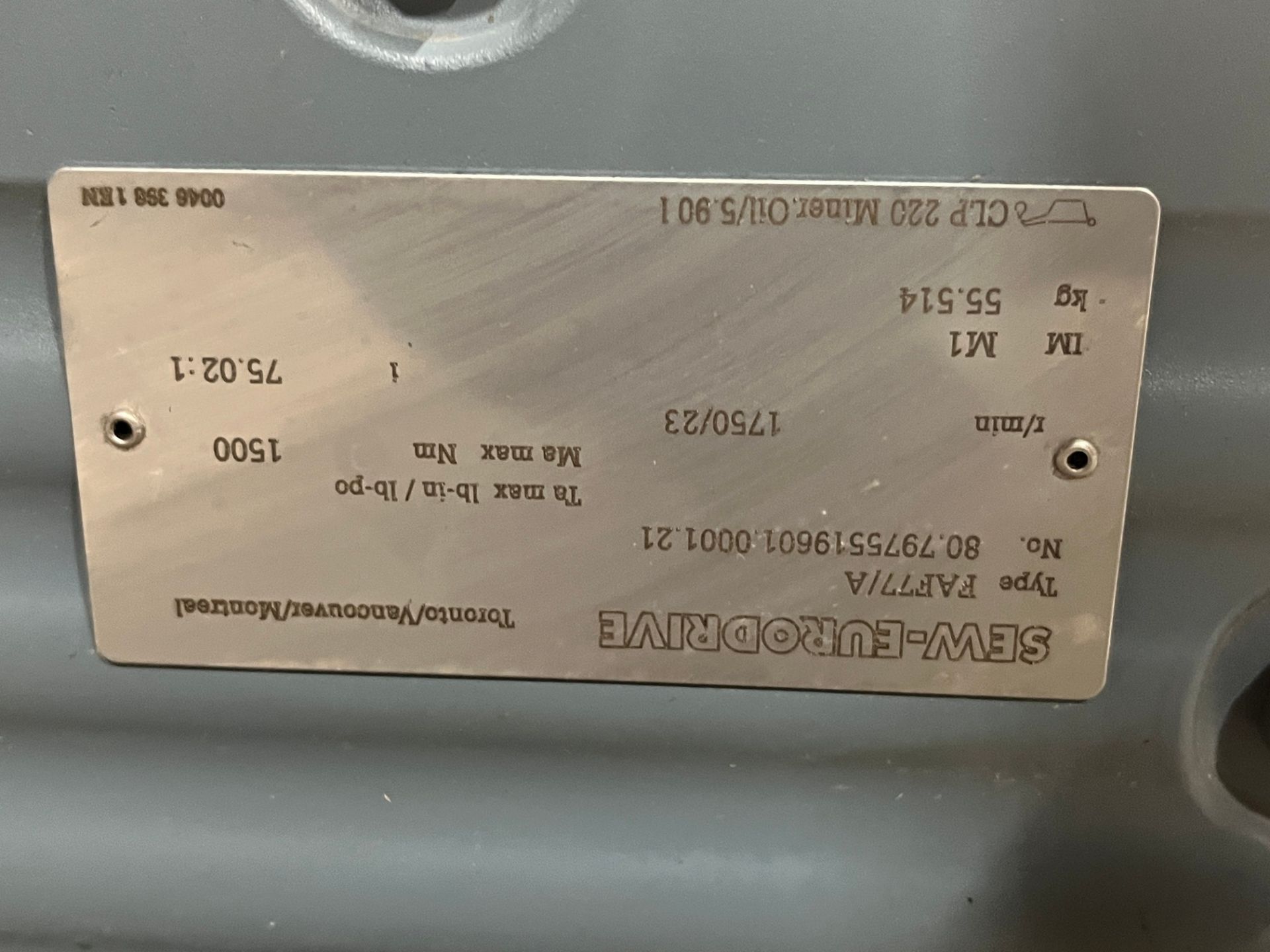 Sew-Eurodrive #FAF77/A, new spare, 2023 - Image 2