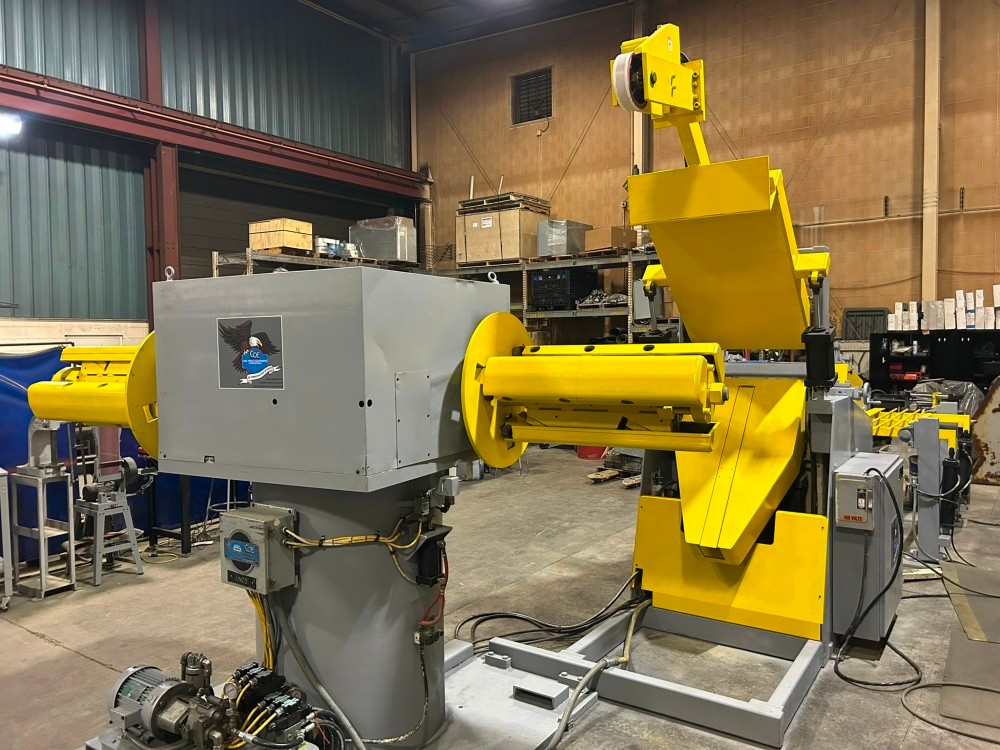 15000 Lb. Coe Press Equipment, coil servo feed line, 30" W x .090", certified reconditioned - Image 3
