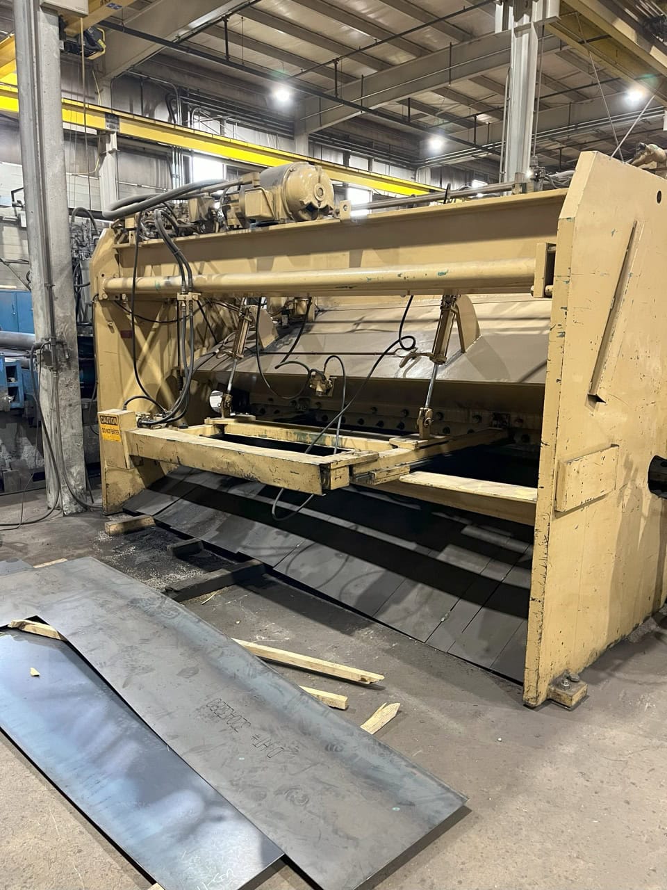 3/8" 12' Pacific #375R12, Hydraulic Power Squaring Shear, 12' 3" between housing, 36" Back Gauge, 1" x 0' x - Image 4