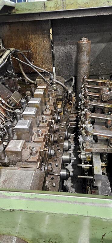 National #750, 6 die cold former, 60-80 PPM, bushing cutoff, universal transfer, grease lube - Image 7