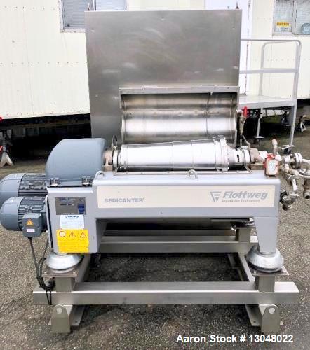 Industrial Flottweg #S3E-3/408, Decanter Centrifuge, 316 Stainless Steel, 7750 RPM, 15 KW motor 460/3/60 - Image 2