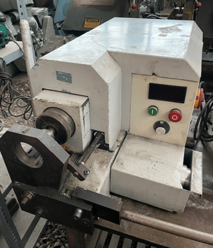 2" Evantech #DBF50, 1/8"-2" OD, manual vise, vari-speed w/digital display, tooling - Image 4