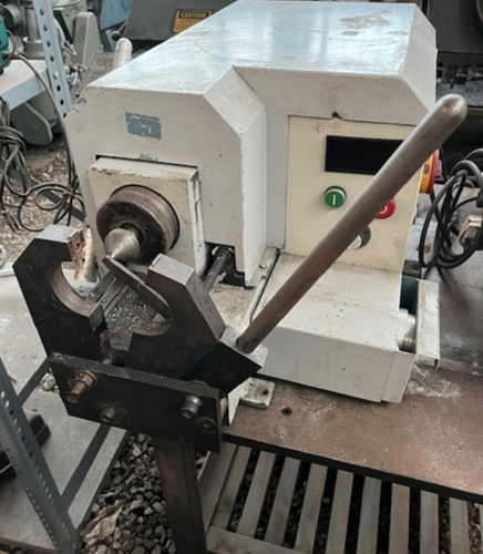 2" Evantech #DBF50, 1/8"-2" OD, manual vise, vari-speed w/digital display, tooling - Image 7