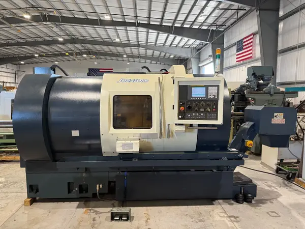 Johnford #SL-500A, CNC lathe turning center, 22.8" swing, 12" chuck, 3-jaw, 4.5" bore, 2800 RPM, A2-11, 12 - Image 1