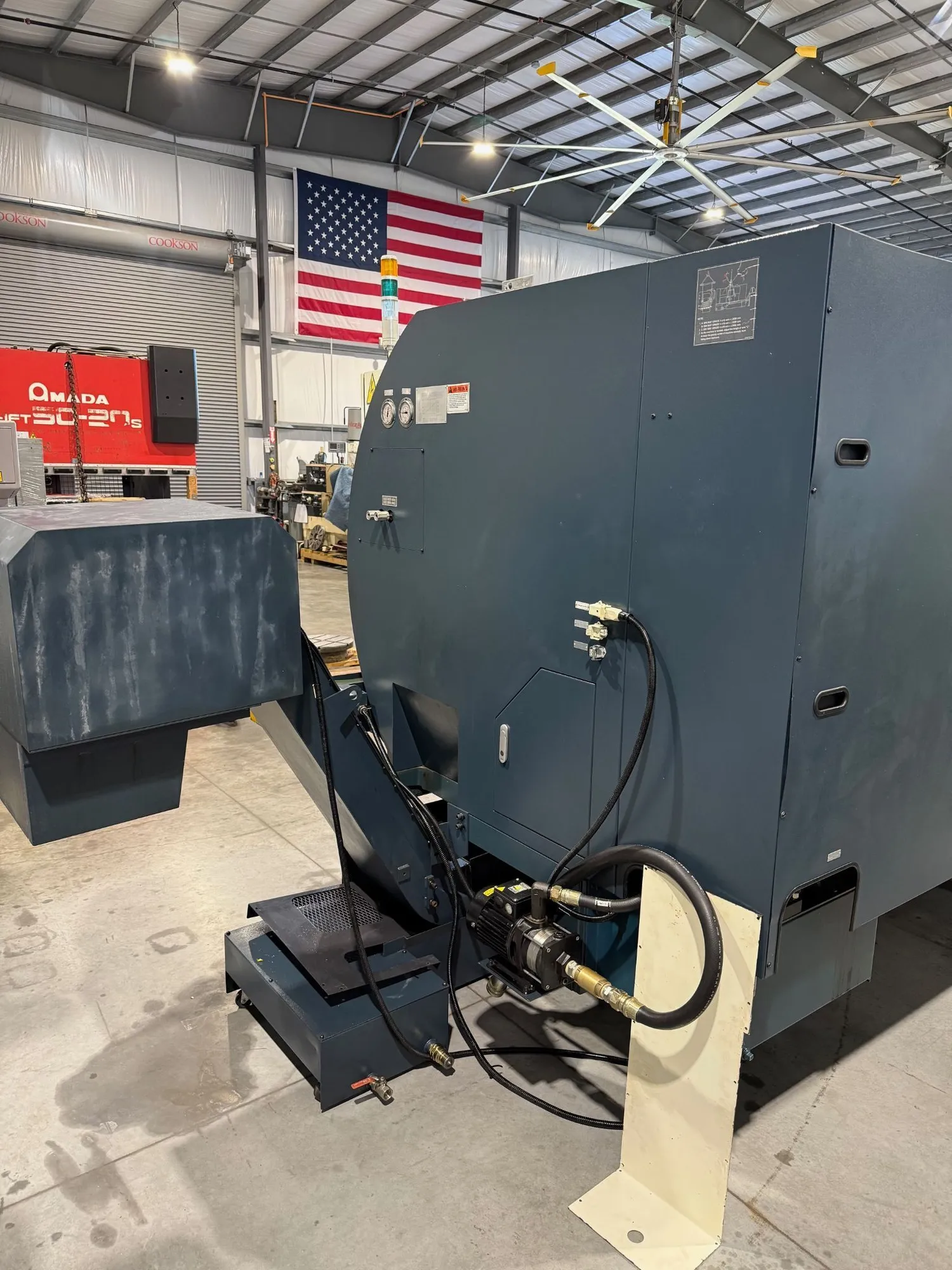 Johnford #SL-500A, CNC lathe turning center, 22.8" swing, 12" chuck, 3-jaw, 4.5" bore, 2800 RPM, A2-11, 12 - Image 7