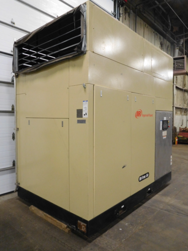 1264 acfm, 125 psig, Ingersoll-Rand #H300, rotary screw air compressor, 350 HP, 4000 V. - Image 4