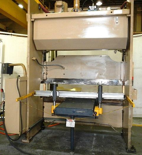 90 Ton, Cincinnati #90CBX6, CNC hydraulic press brake, 8' overall, 72" between housing, 14" stroke, 7" - Image 7