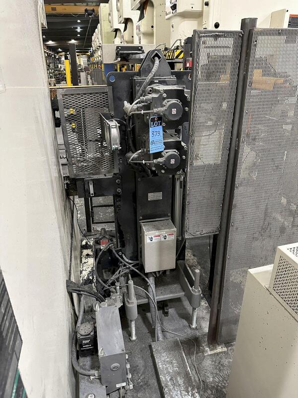 Amada Orii, RYN120SISX, 2-Axis press transfer robot, 47.24" feed length, 3.93" vertical stroke, Mitsubishi - Image 2
