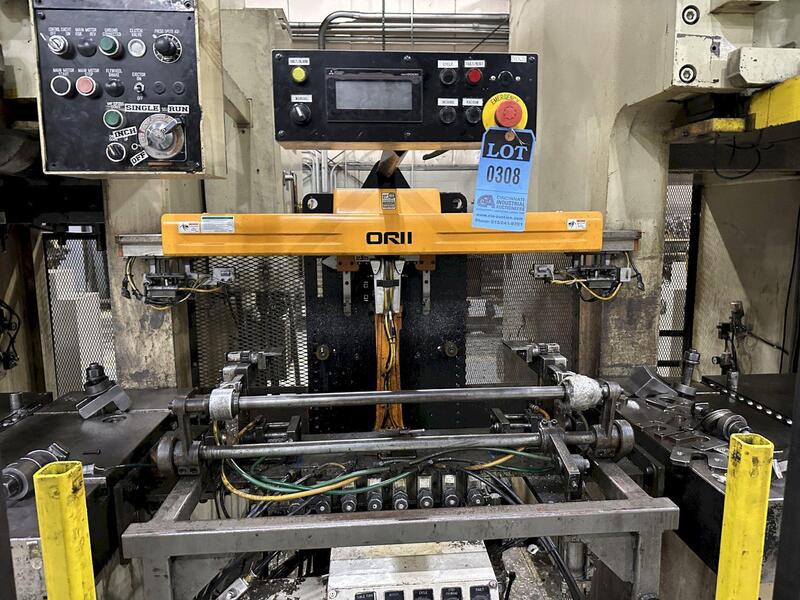 Orii, RYN120SISX, 2-Axis press transfer robot, 47.24" feed length, 3.93" vertical stroke, Mitsubishi PLC, 2017 - Image 2