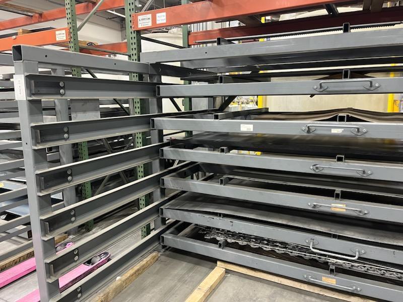 60" x 120" Sheet Storage Rack, 6-shelves, 5000 lb. capacity - Image 3