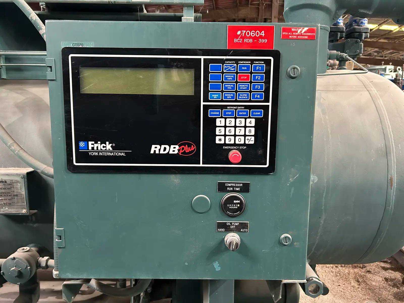 Frick #RDB-Plus, Screw Compressor Micro Control Panel, 120 V., 1 phase, 1998 - Image 3