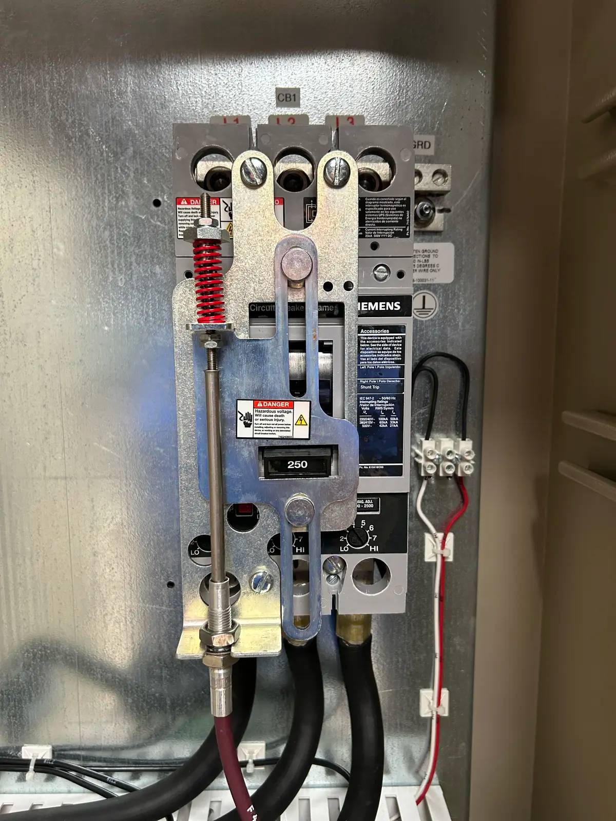 Benshaw #RB2-1-H-156A-14C, Screw Compressor Motor Starter, 125 HP, 460 Volts, 3 phase (2 available) - Image 9
